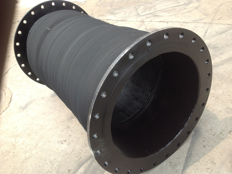 帶法蘭耐磨膠管